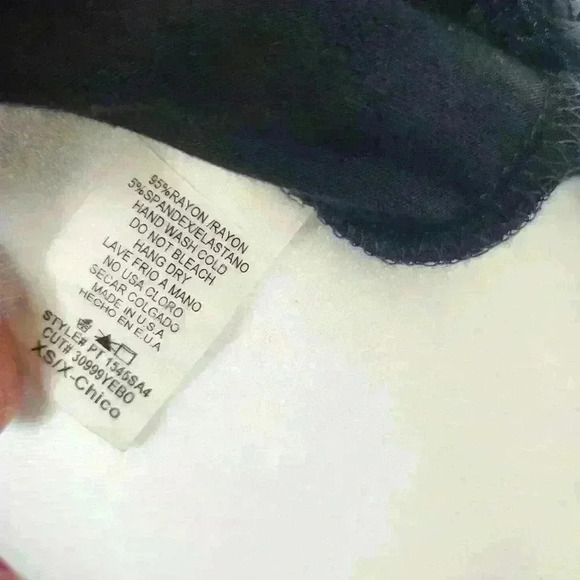 Papermoon stitch fix women's black knit sleeveless blouse size XS - Picture 7 of 7